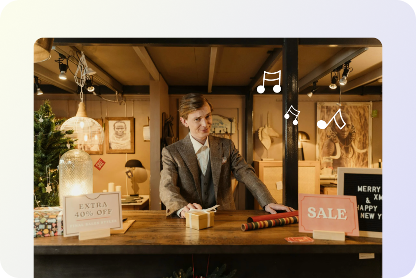 Ciptakan suasana momen tertentu dengan video musik AI